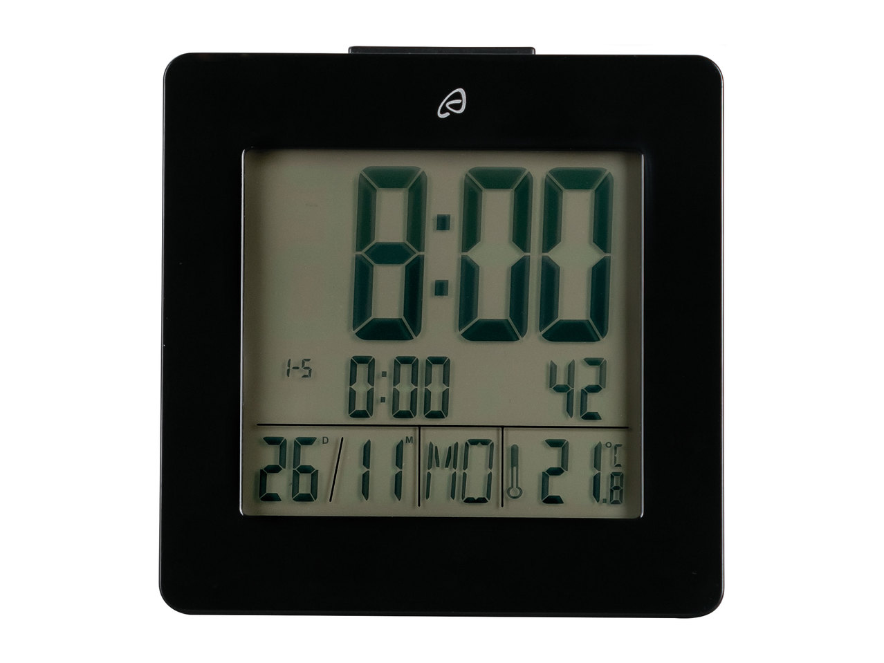 Auriol LCD Radio-Controlled Alarm Clock1