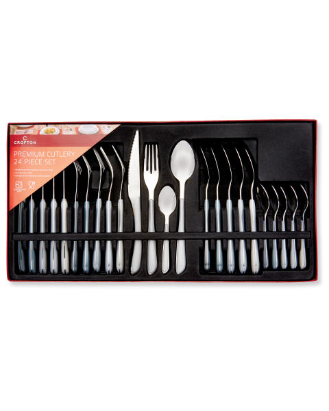 Grey Scale Premium Cutlery Set