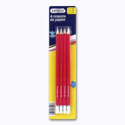 4 Crayons de papier