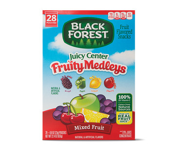 found white powder in black forest fruit snacks