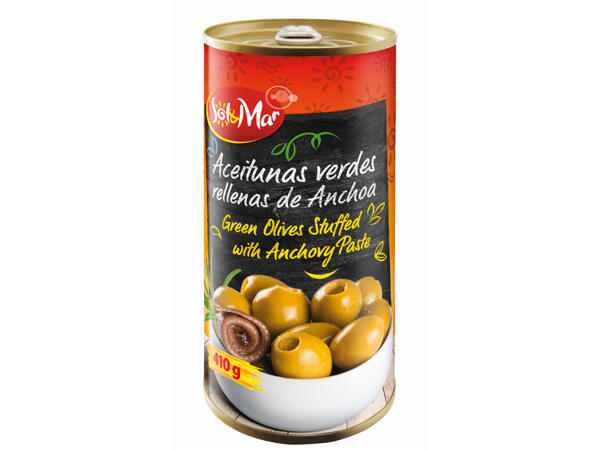 Green Olives stuffed with Anchovies