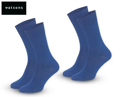 watsons Socken, Classic-Style, 2 Paar