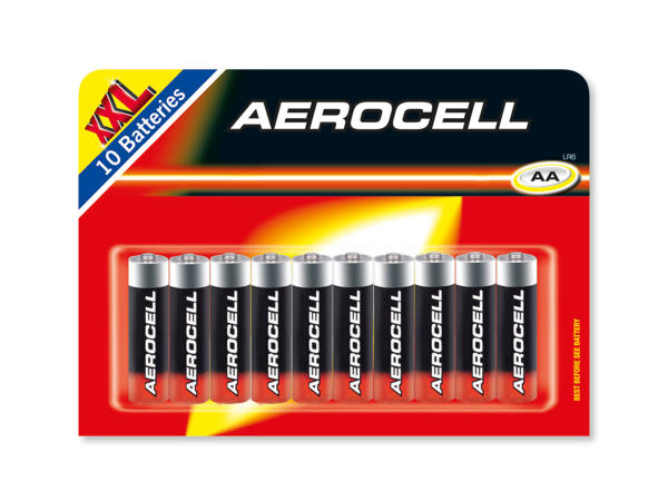 Aerocell(R) Pilhas Alcalinas Mignon AA / AAA