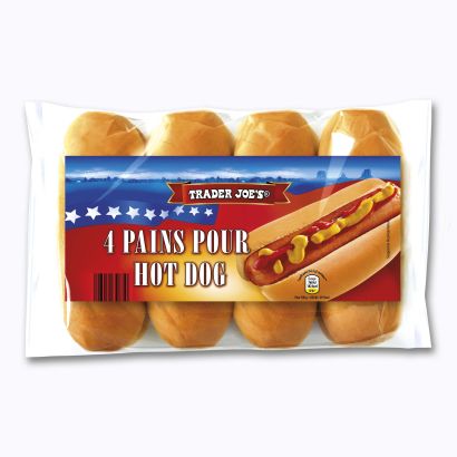 4 Pains pour hot-dog