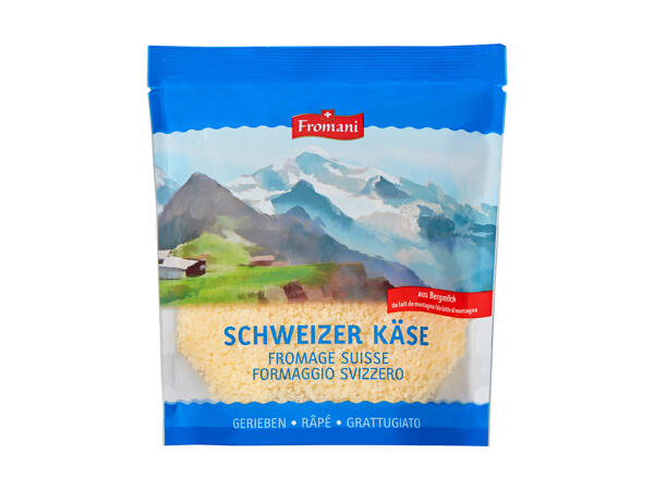 Fromage suisse râpé