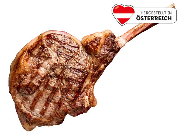 Frisches Tomahawk-Steak