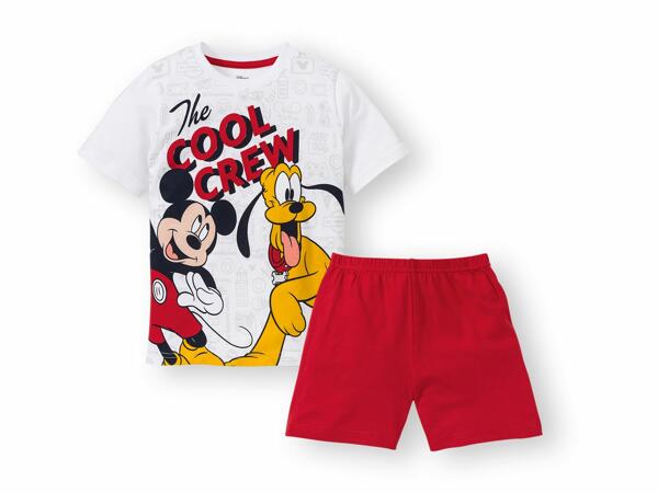 Pijama con pantalón corto Micky, Avengers, Patrulla Canina infantil