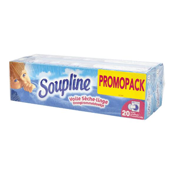Lingettes pour sèche-linge Soupline, pack de 2