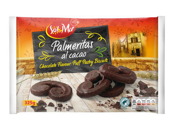 Sol & Mar Palmiers With Chocolate