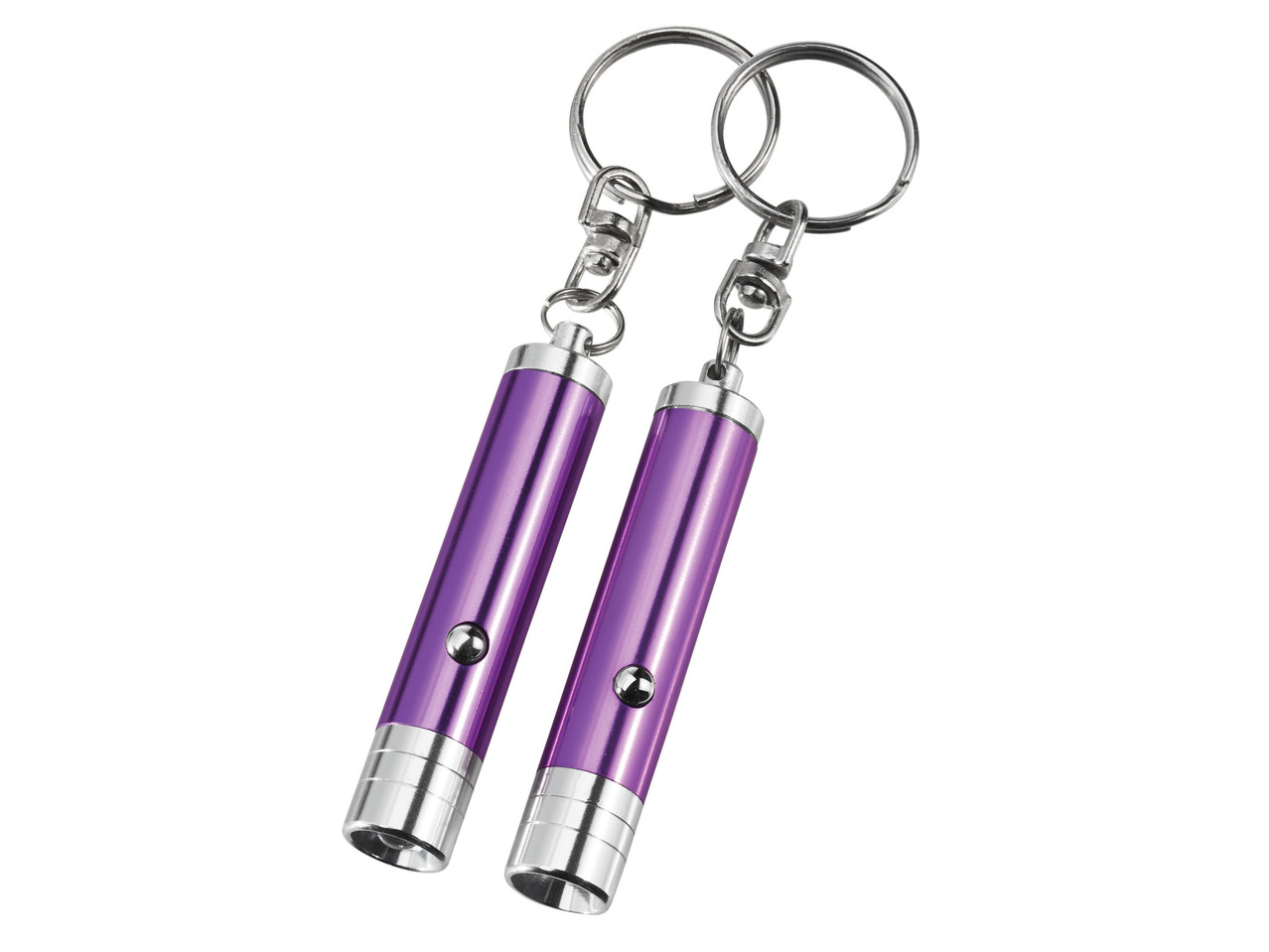 LED Keyring Torches, 2 pieces