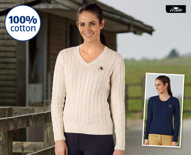 Ladies' Cable Knit Sweater