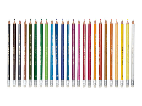 Erasable colour pencils or markers