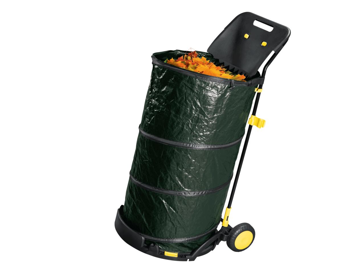 FLORABEST(R) Folding Trolley with Collapsible Garden Bin