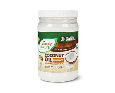 Simply Nature Large Organic Coconut Oil