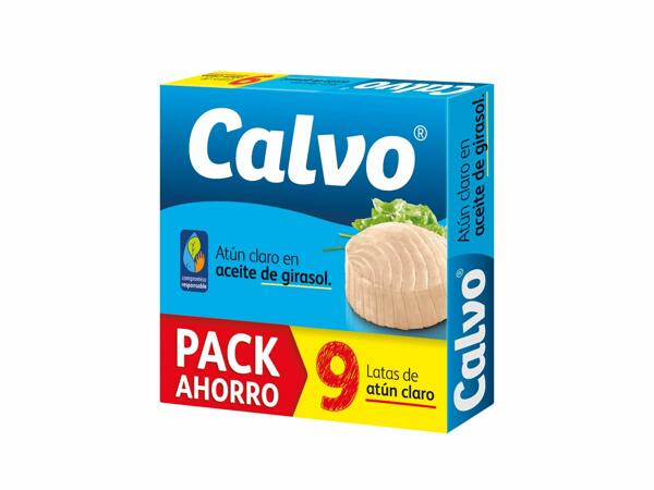 Calvo(R) Atún claro en aceite de girasol