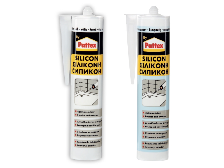PATTEX Transparent or White Silicone