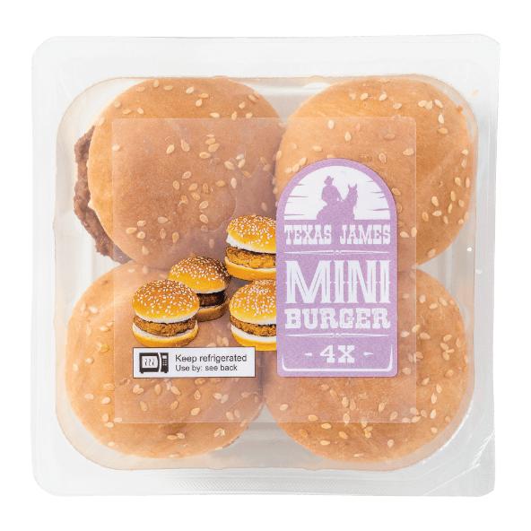 Minicheeseburgers, 4 pcs