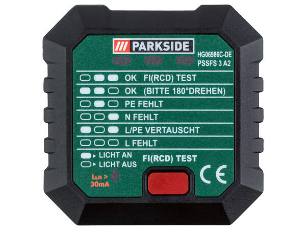 Parkside(R) Detetor de Tensão/ Dispositivo de Teste/ Localizador