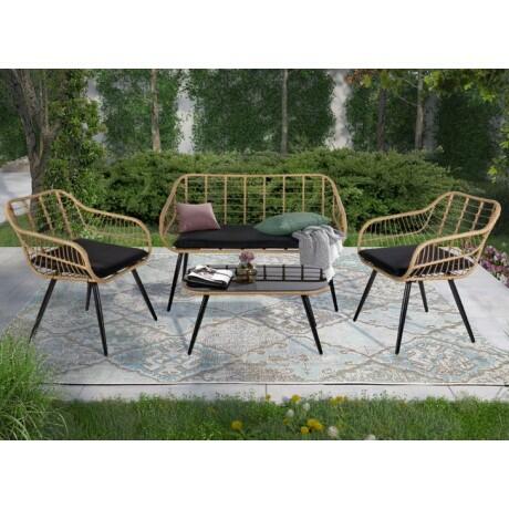 Garten-Sitzgruppe Bamboo Style, 4-tlg.1