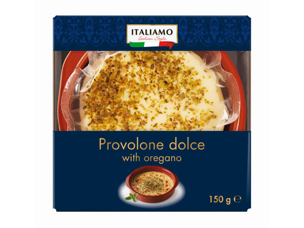 Provolone-Käse mit Oregano