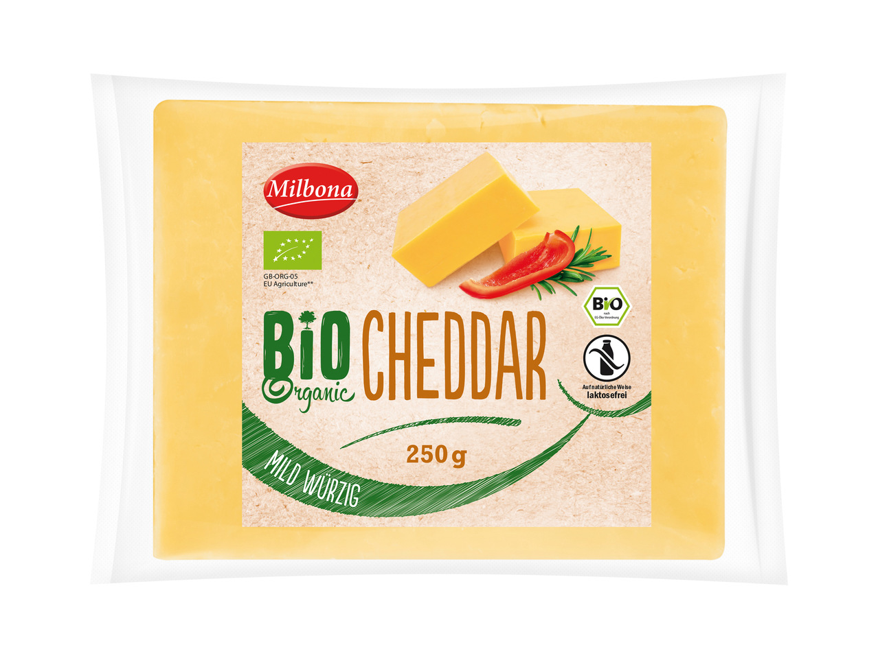 Brânză Cheddar bio