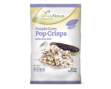 SimplyNature Purple Corn Pop Crisps