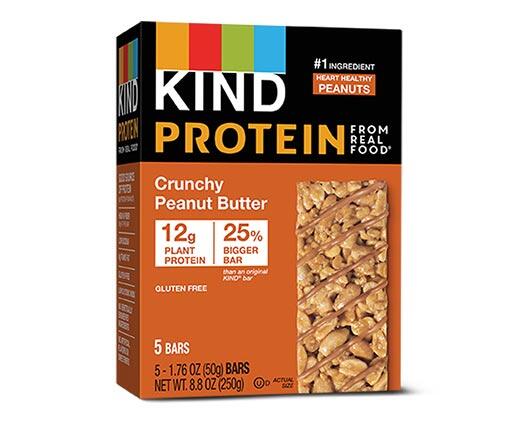 Kind Snacks 
 Protein Bars Crunchy Peanut Butter or Double Chocolate