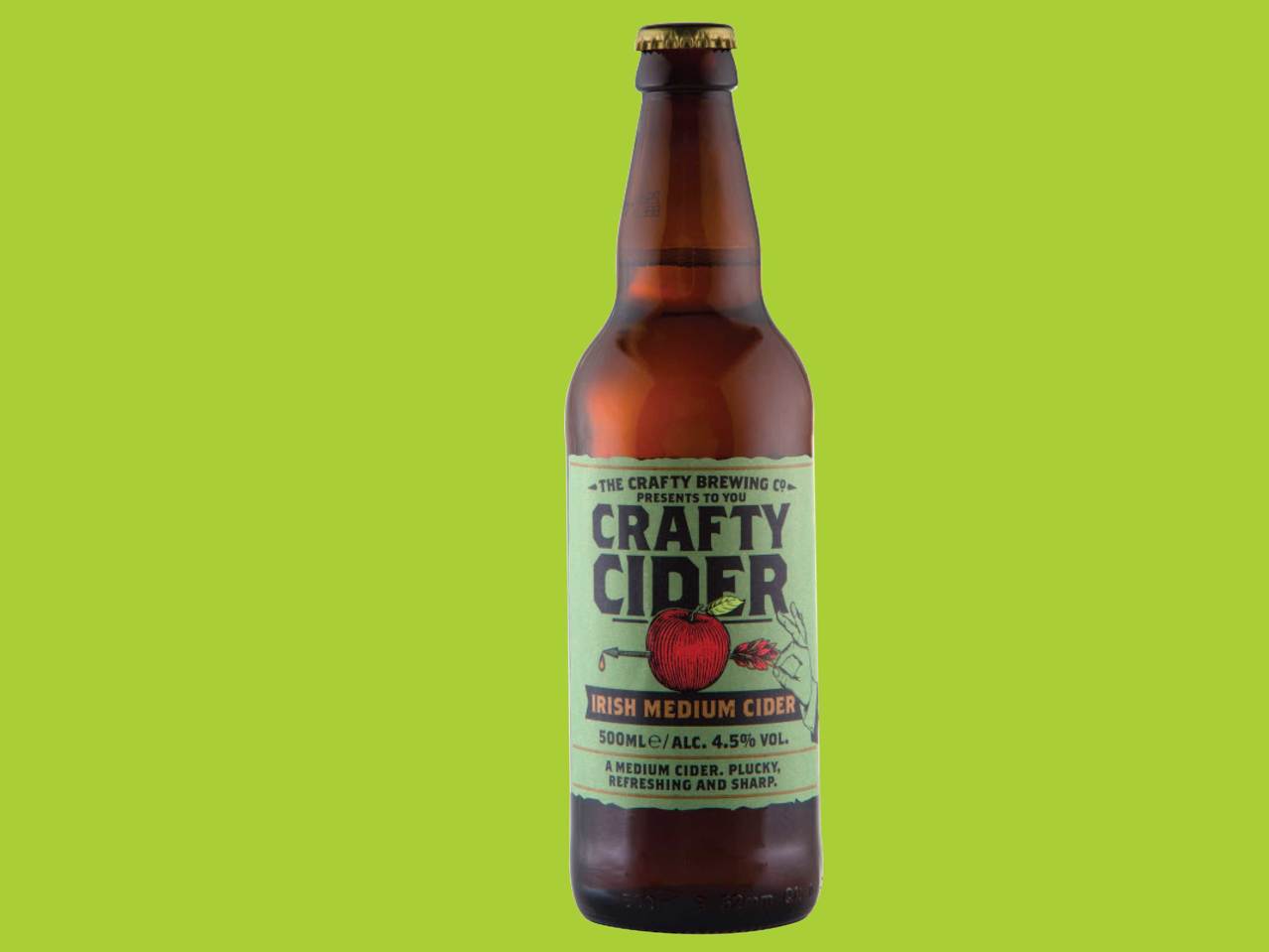 THE CRAFTY BREWING COMPANY(R) Medium Apple Cider