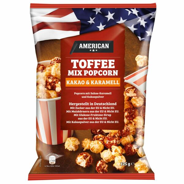 AMERICAN Toffee Mix Popcorn 125 g*