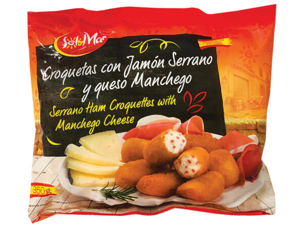 Croquettes with Jamón Serrano and Queso Manchego