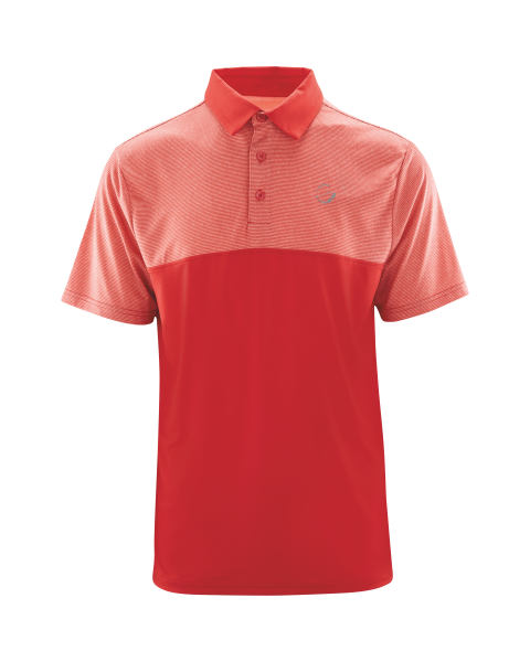 Crane Red Golf Polo Shirt