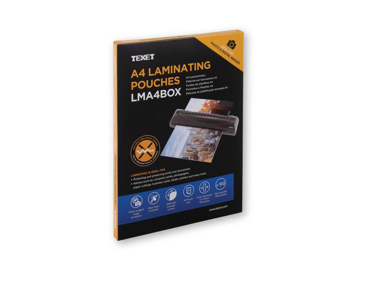 TEXET A4 Laminating Pouches