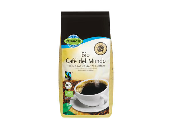 Caffè bio Fairtrade in chicchi