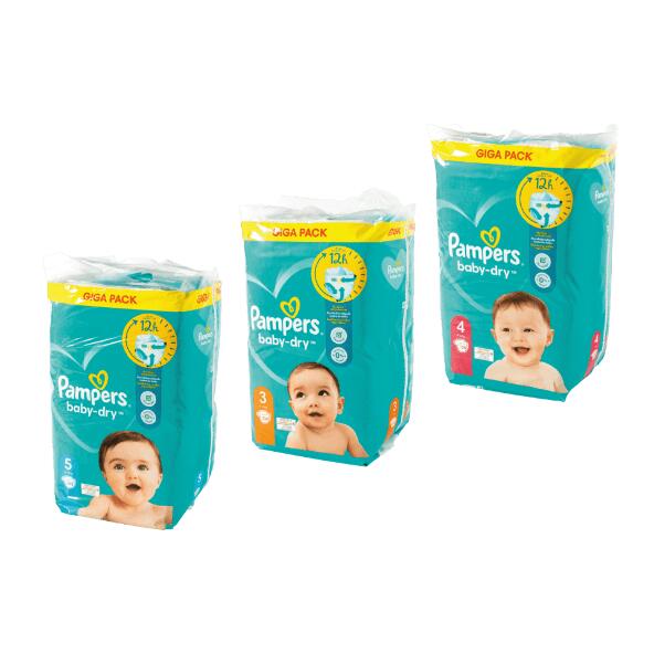 PAMPERS(R) 				Couches baby-dry