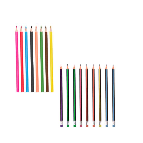 Trekantede blyanter eller farveblyanter