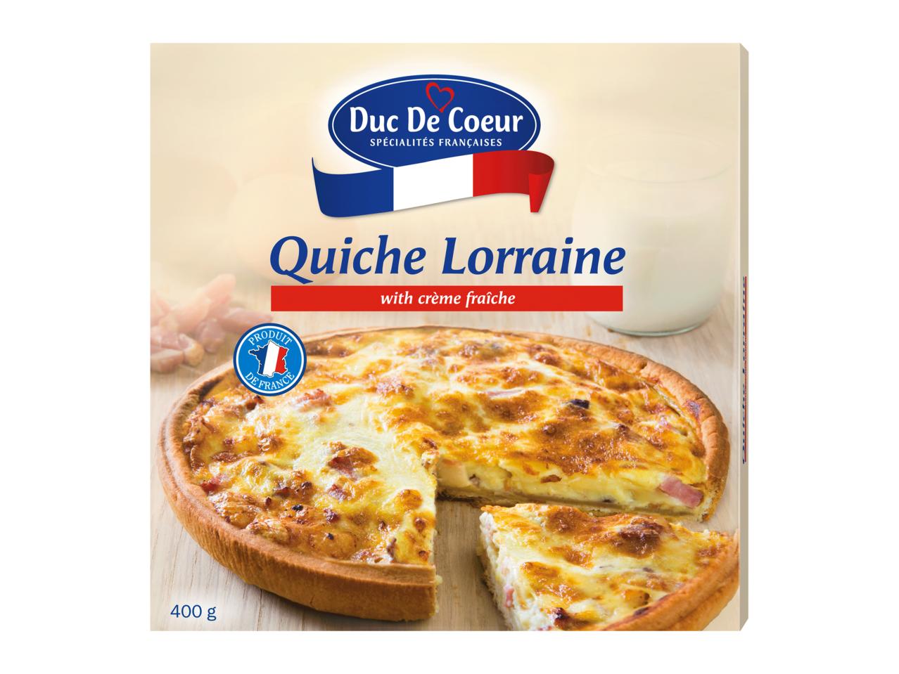 DUC DE COEUR Quiche Lorraine, Leek Pie