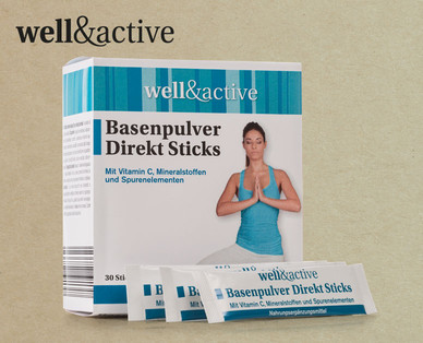 WELL&ACTIVE Basenpulver Direkt Sticks