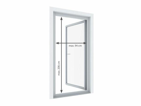 Mosquitera de aluminio para puerta 100 x 210 cm