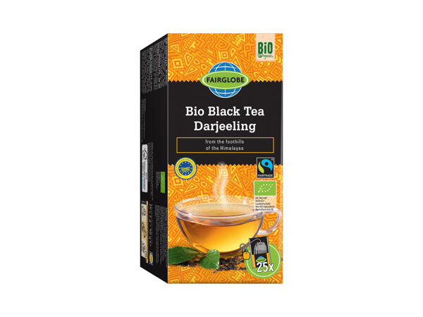 Organic Darjeeling Black Tea or Earl Grey