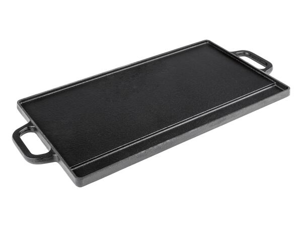 Öntöttvas grill-lap / grillserpenyő