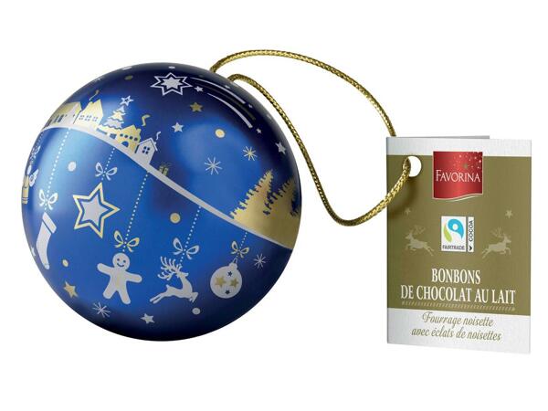 Boule de Noël avec chocolat - Lidl — France - Archive des offres