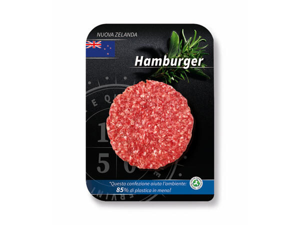 New Zealand Beef Hamburger