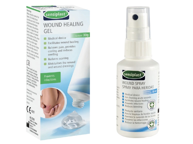 SENSIPLAST Wound Spray or Wound Healing Gel