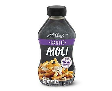 Kraft 
 Garlic or Chipotle Aioli
