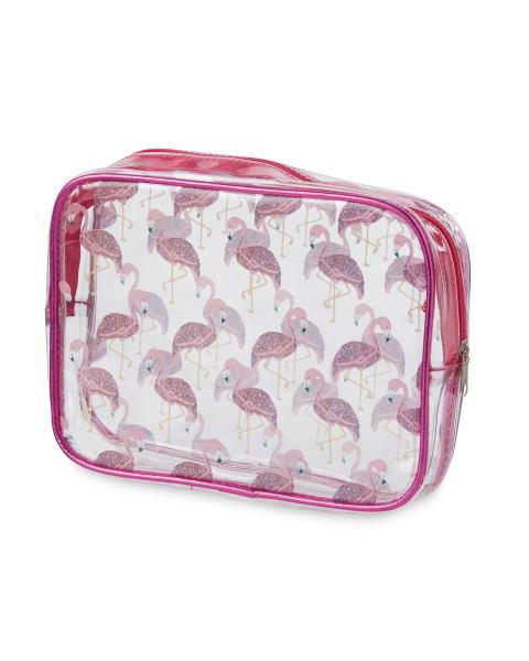 Avenue Flamingo Cosmetic Bag Set