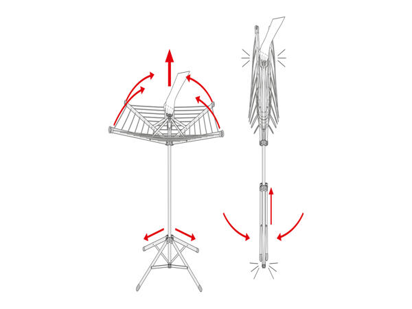 Free-standing Clothes Airer
