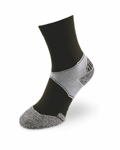 Black/White Ankle Trekking Socks