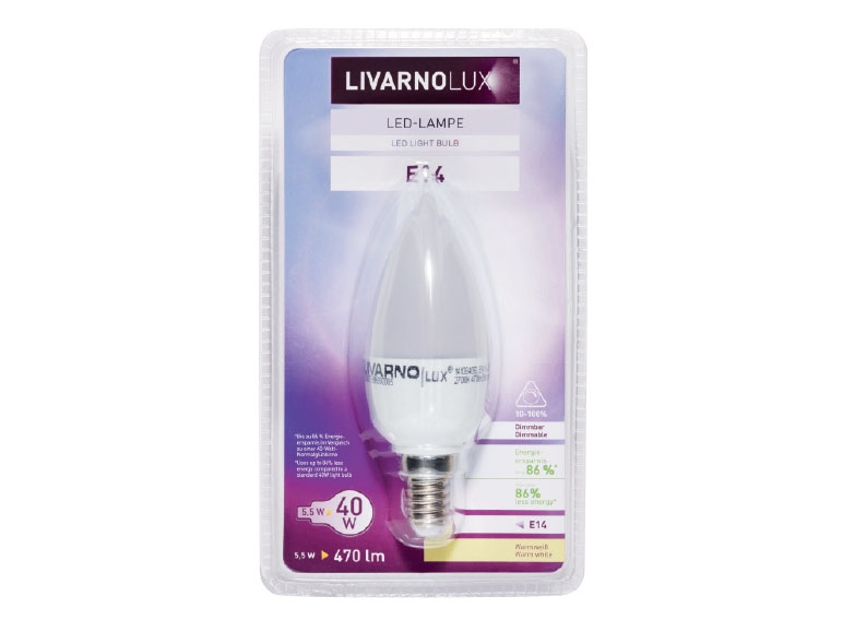Livarno Lux Dimmable LED Light Bulb