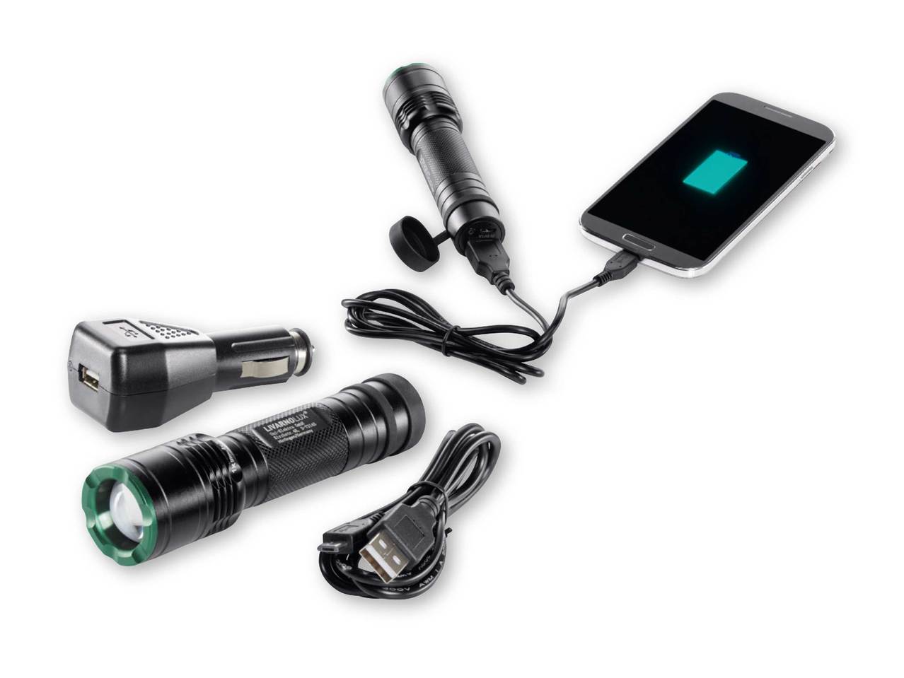 LIVARNO LUX LED Torch with Power Bank - Lidl — Ireland - Specials archive