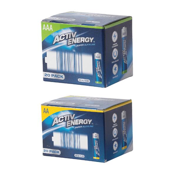 ACTIV ENERGY(R) 				Alkali-Batterien, 20 St.
